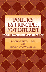 politics
                    by principle not interest