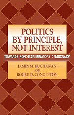 politics
                    by principle not interest